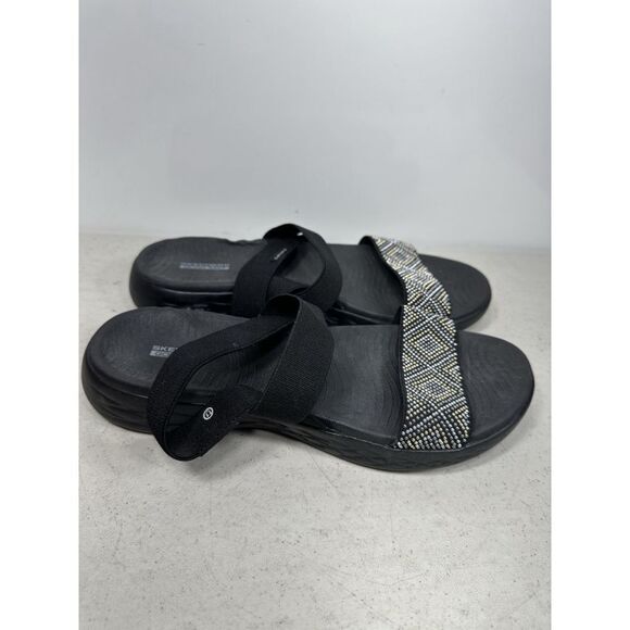 Skechers On The Go Glitzy Sandals Women’s Size 11 - Picture 2 of 8